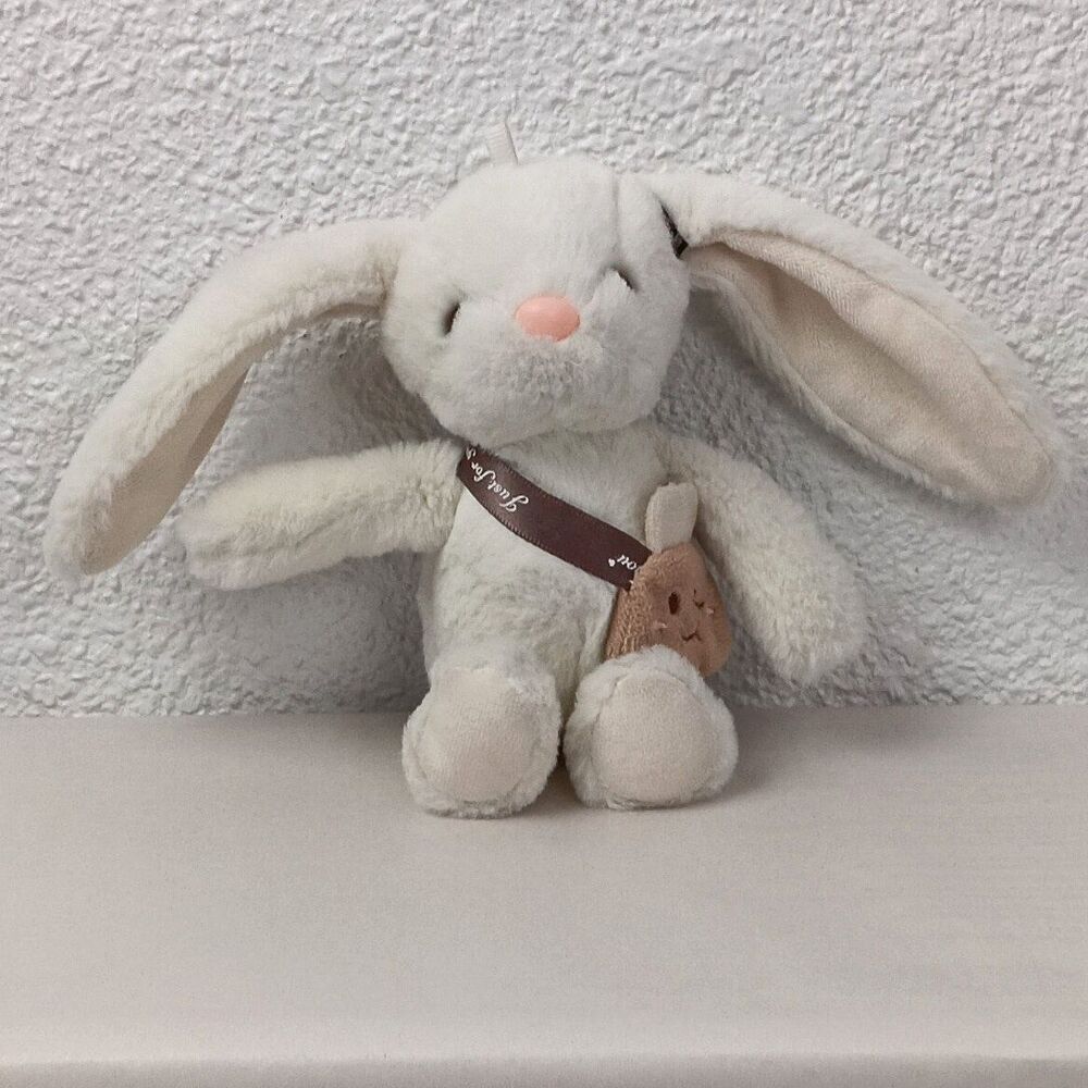 Handmade Bunny Plush Just For You Ribbon Small Stuffed Easter Toy